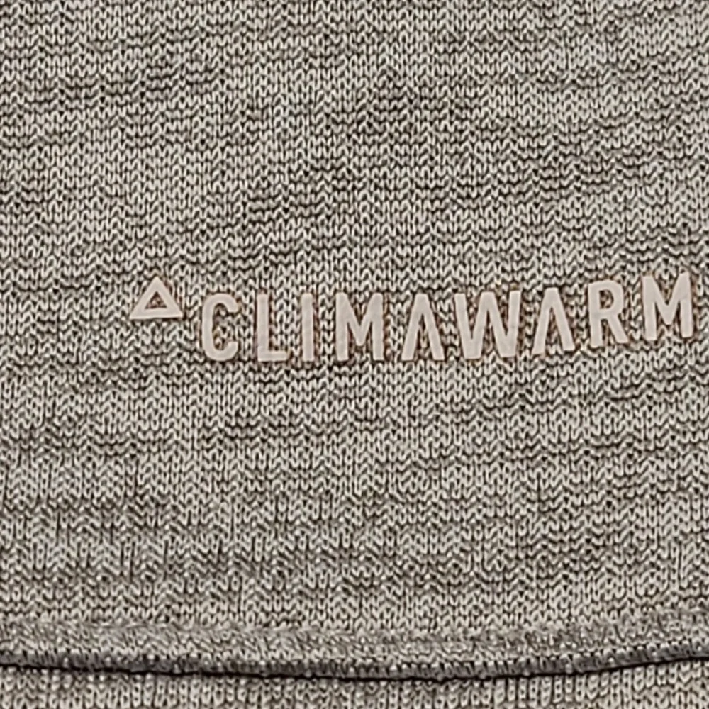 Adidas Hoodie Large ClimaWarm Gray Pullover‎ Athletic Sport Athleisure